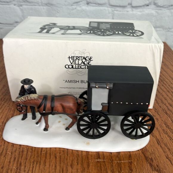 Dept 56 Heritage Village Collection- “Amish Buggy” - Picture 2 of 6